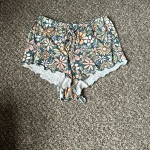 Floral Print Lounge Shorts
